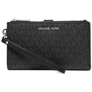 Michael Kors Logo Jet Set Double-Zip Wristlet